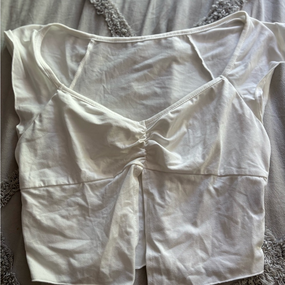 SHEIN White Short Sleeve Tee